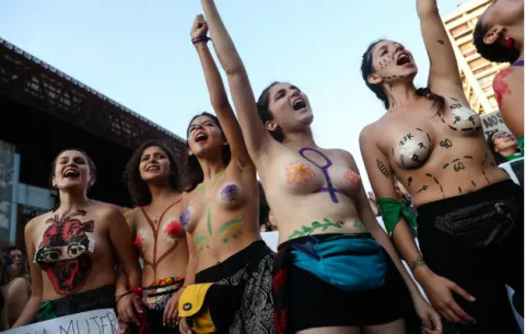 Latinoamericanas se tomaron las calles para gritar contra la violencia machista