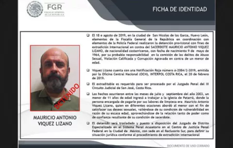 Uso de redes sociales delatan a cura buscado por abuso sexual