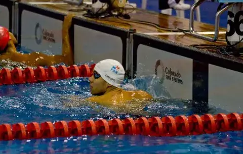 Edgar Crespo clasificó a la final 100 metros pecho