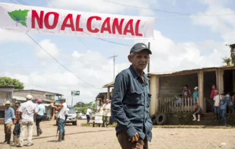 Campesinos de Nicaragua celebran la cláusula que cancelaría el canal interoceánico