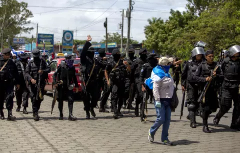 El líder estudiantil acusado por terrorismo pide justicia verdadera en Nicaragua