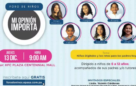 Foro de Niño: Los más pequeños hablan sobre tecnología