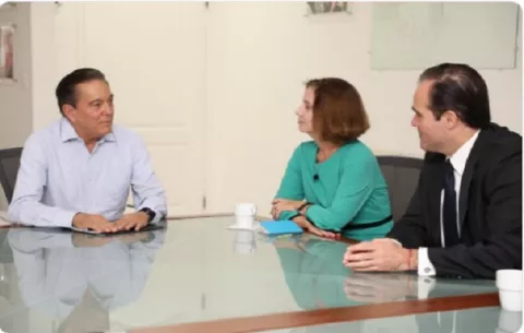 Presidente electo, Laurentino Cortizo, se reúne con alto funcionario de la Casa Blanca 
