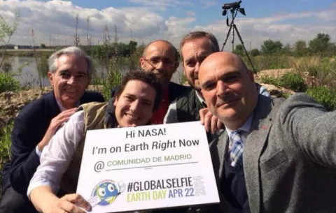 Personas de todo el mundo se unen al #GlobalSelfie de la Nasa