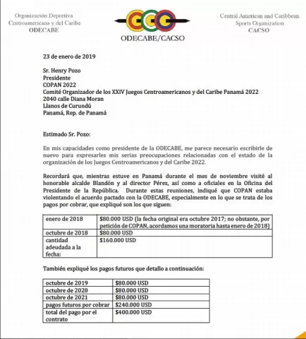 Panamá podría perder los Juegos Centroamericanos y del Caribe 2022