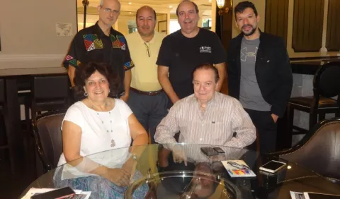 Miembros de la Orquesta Sinfónica de Las Américas se van muy satisfechos