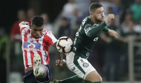 ¡Insólito! Hinchas del Palmeiras le tiran piedras a sus propios jugadores