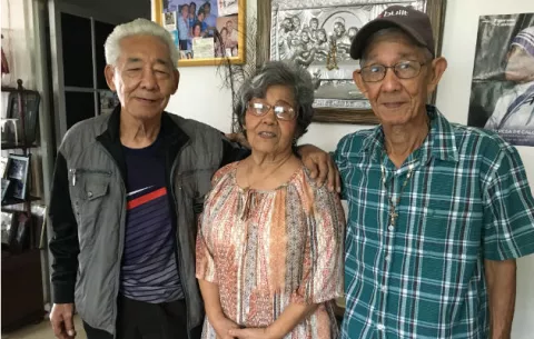 Panameños que escaparon de un bombardeo atómico