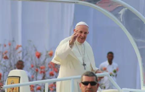 Papa Francisco: "Hoy podemos estar de rumba porque empezó hace mucho tiempo"