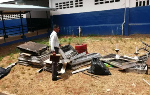 Suspenden clases en colegio de Puerto Caimito donde incendiaron aula de clases