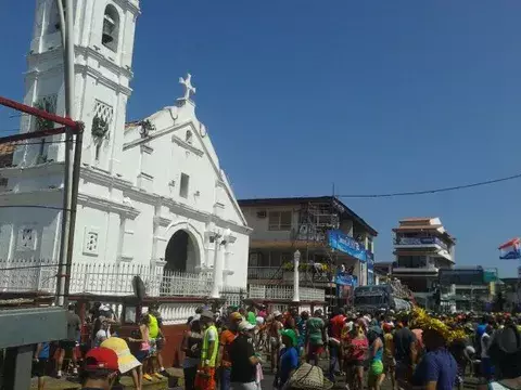 Ciudadanos disfrutan de los culecos en Las Tablas