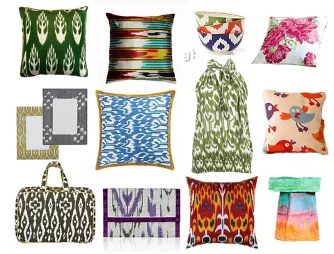 Telas con estampados están de moda para dar acentos en el hogar