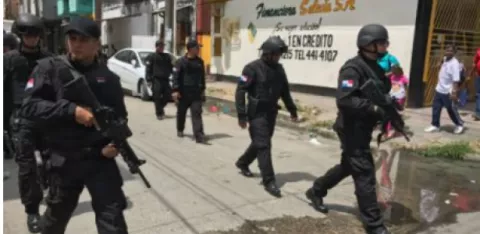 Persecución y capturas  por parte de unidades policiales, con el fin de enfrentar la delincuencia 