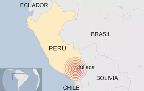 Sismo de una magnitud de 7 grados estremece  Perú y parte de Chile