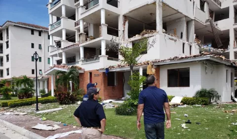 Formulan cargos a tres personas por la deflagración en el PH Costa Mare