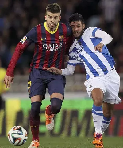 Piqué y Mascherano a menor verticalidad mayor seguridad defensiva