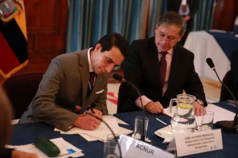 En la reunión de Quito piden "acciones" de financiación por migración venezolana
