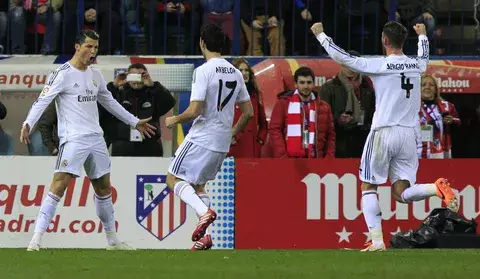 El Real Madrid gana 0-2 y es el primer finalista de la Copa del Rey