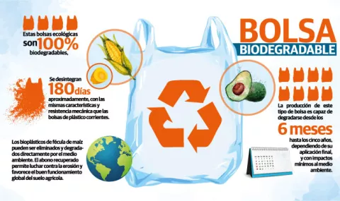 Las bolsas biodegradables golpean la industria local  