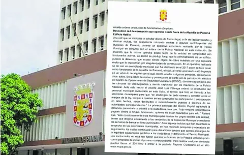 Destitución en la alcaldía por red de corrupción
