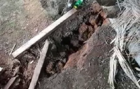 Alarmada la comunidad de Pavón en Renacimiento por hundimiento de tierra