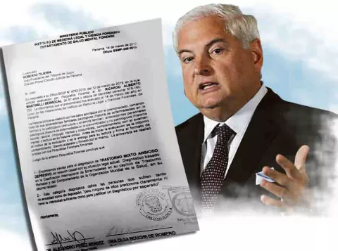Medicina legal ratifica que  encierro afecta salud de Ricardo Martinelli