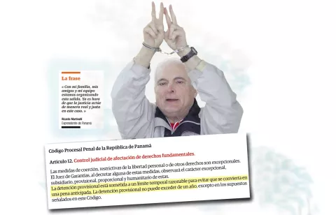 'Ley es clara: Ricardo Martinelli  debe quedar libre'