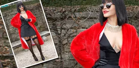 La más famosa en el desfile de Dior en Paris