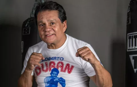 Roberto Durán: 'Yo sé que el público me va a recordar por buena gente y chistoso'