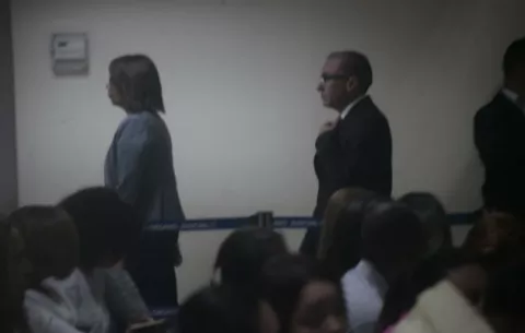 El exsecretario del Consejo de Seguridad, Rolando López, rinde testimonio  en caso de los pinchazos