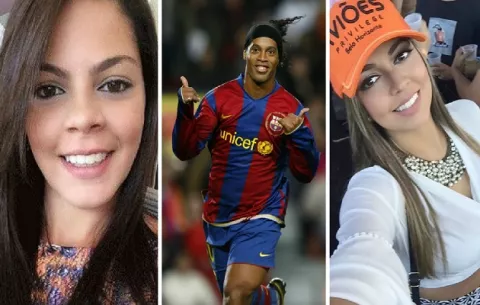 Ronaldinho habría retomado la relación con sus dos novias