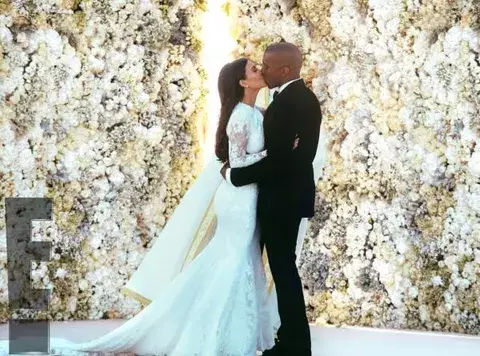¡Por fin! Fotos de la boda de Kim Kardashian