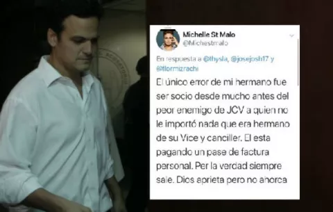 Hermana de Raúl De Saint Malo arremete contra Juan Carlos Varela y luego cierra su Twitter