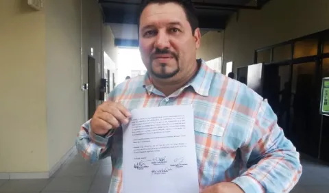 Samid Sandoval se vio forzado a tomar Alcaldía de Santiago