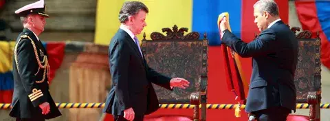 Toma de posesión de Juan Manuel Santos