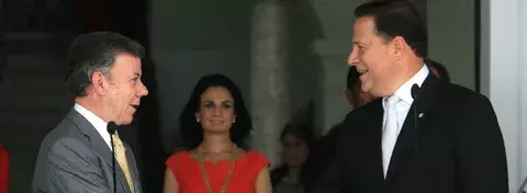 Presidente Juan Carlos Varela se reúne con su homólogo Juan Manuel Santos 