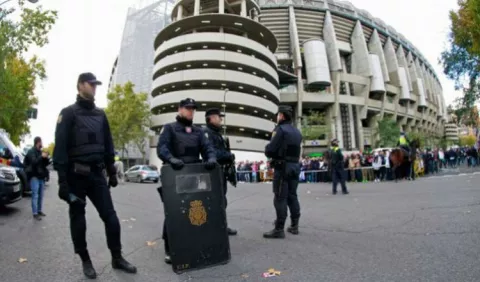 ¿Y quién paga la seguridad del Boca-River en el Bernabéu?