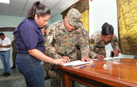 Unidades de Senafront se capacitan en materia electoral en Darién