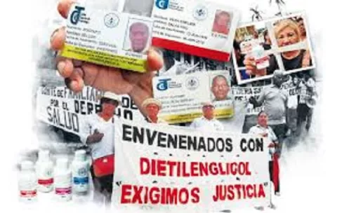Víctimas del dietilenglicol fueron atendidas por tres ministras