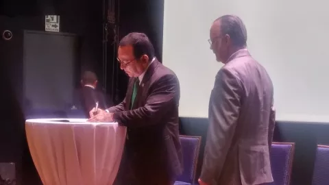 Realizan sorteo del orden de participación de candidatos presidenciales en primer debate televisado