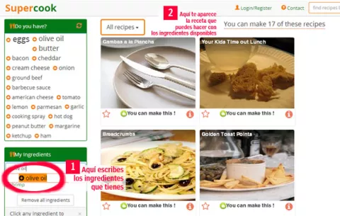La aplicación más realista para la cocina