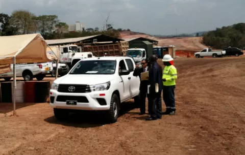 Paran obra vial hacia Arraiján hasta que Consorcio Loma Cová pague multa  