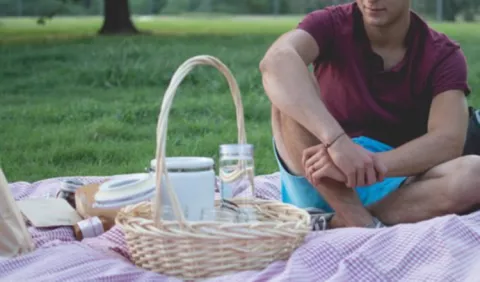 Tarde de 'picnic' acompañados de buena música