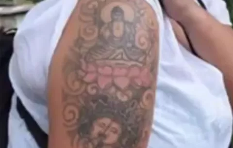Mujer será deportada de Sri Lanka por su tatuaje de Buda