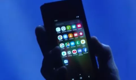 Estos son los detalles de los teléfonos flexibles