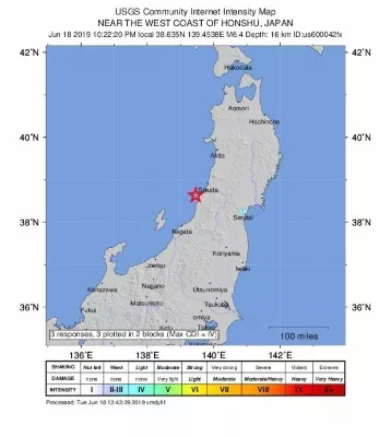El norte de Japón es castigado con un terremoto de 6.8 grados en la escala de Richter