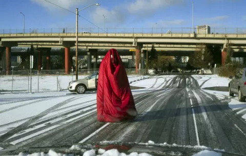 Las nevadas y el frío azotan ciudades de EE.UU., desde Seattle hasta Las Vegas