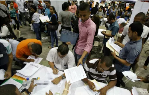 Contratos de trabajo registrados en  Mitradel bajan 13.5% en enero