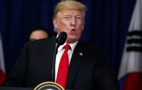 Trump llega tarde a su discurso en la Asamblea General de la ONU