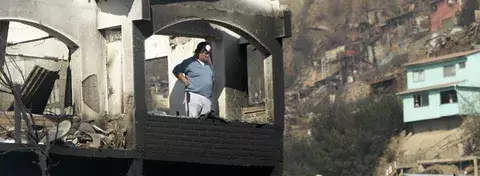 Incendio en Valparaíso